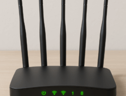 Ilustrasi dari gambar router untuk jaringan wifi
