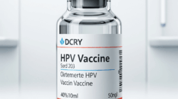 Gambar botol vaksin HPV