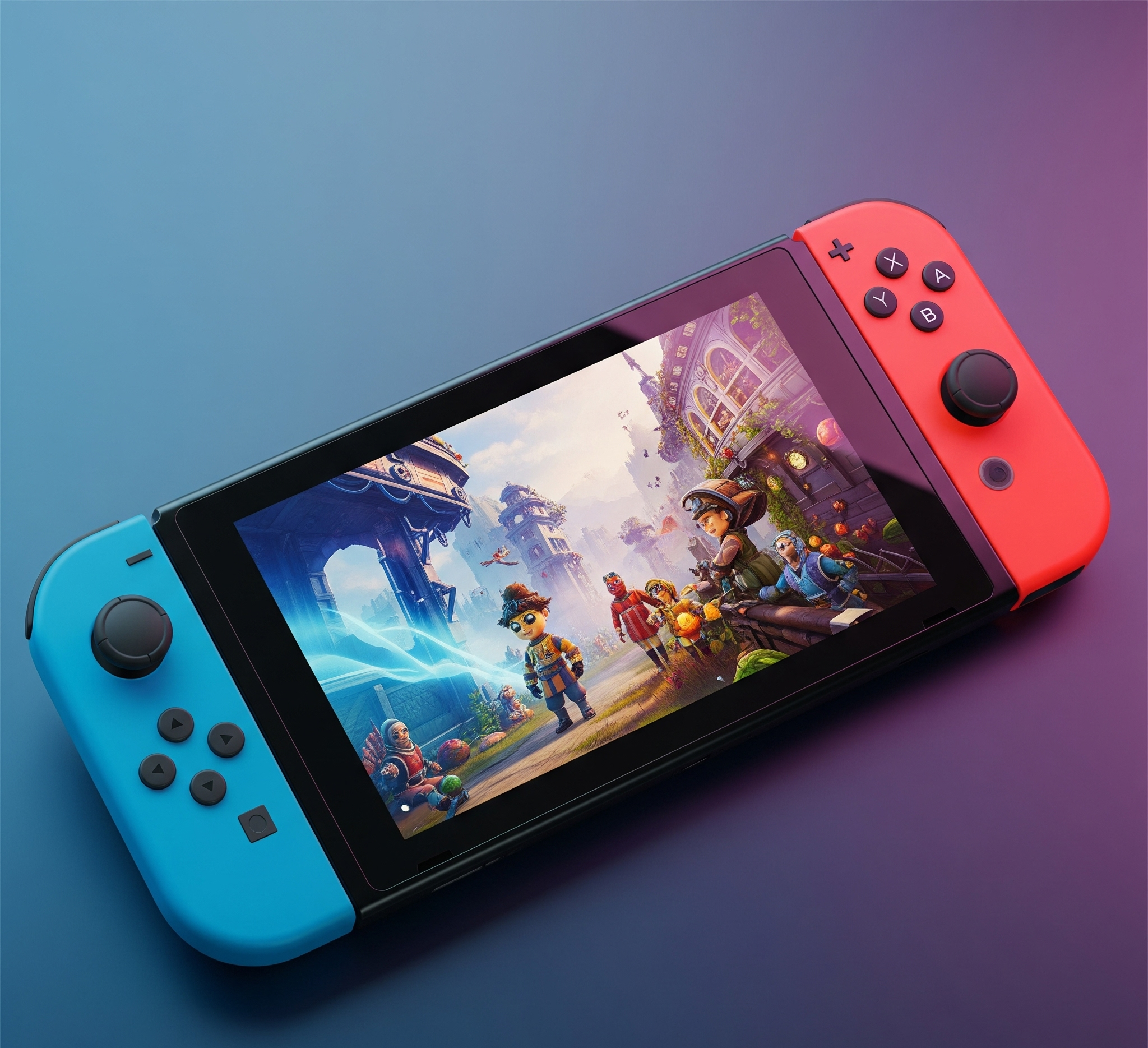 Tampilan Nintendo Switch 2 dengan desain modern dan fitur terbaru